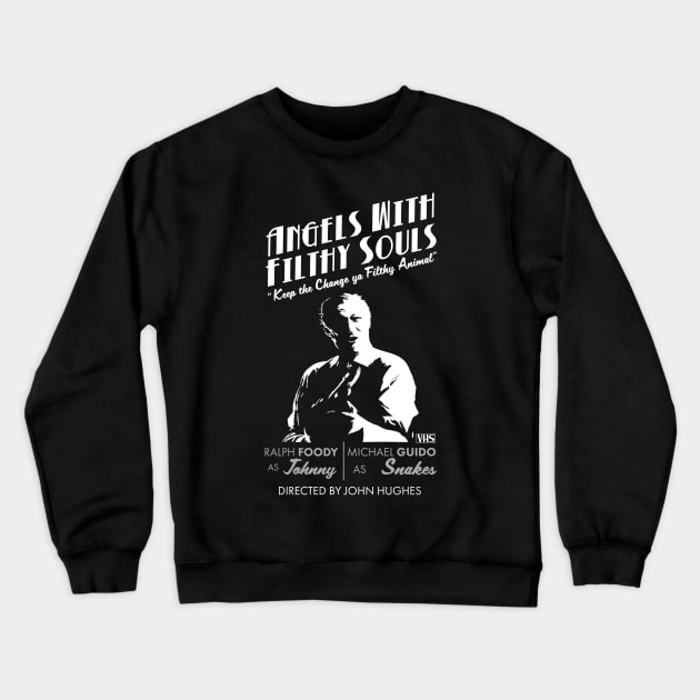 Angels with Filthy Souls Crewneck Sweatshirt by Meta Cortex